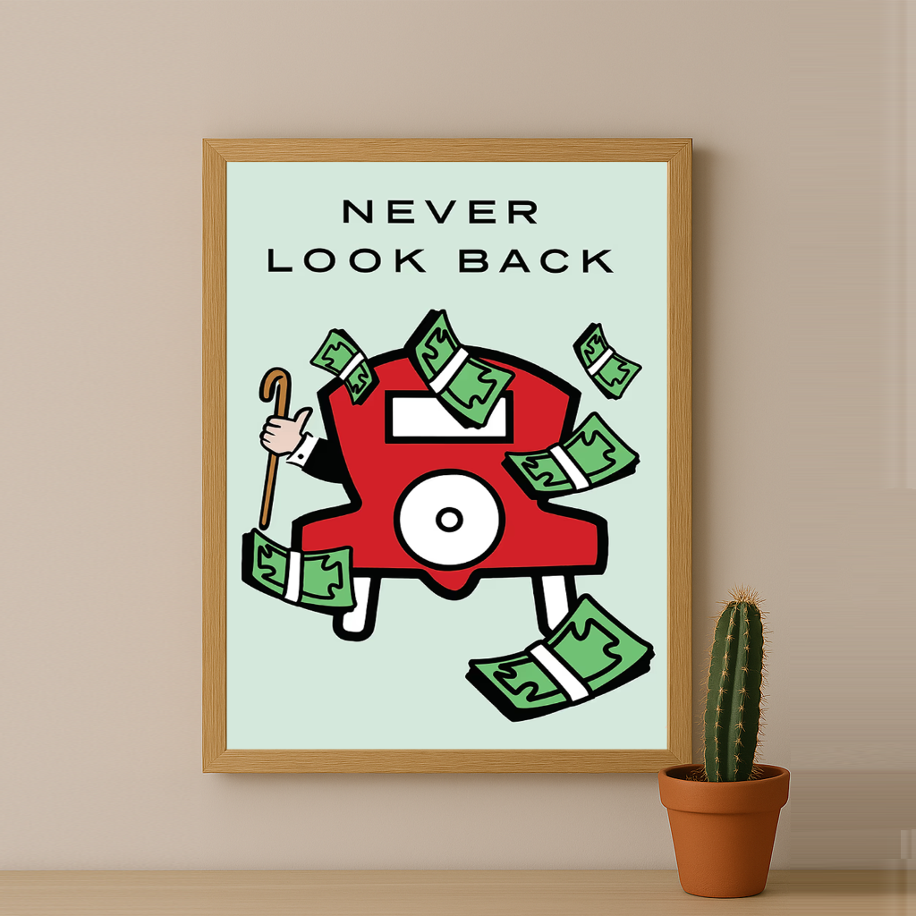Monopoly Never look back - Cadre photo