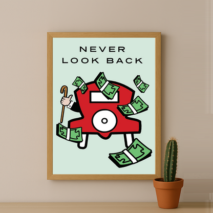 Monopoly Never look back - Cadre photo