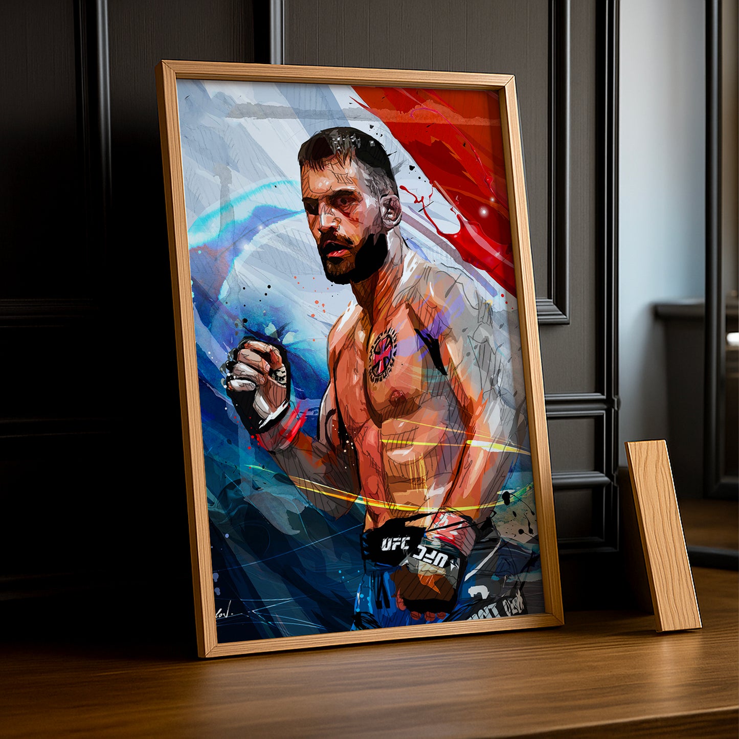 Cadre photo Benoit Saint-Denis UFC