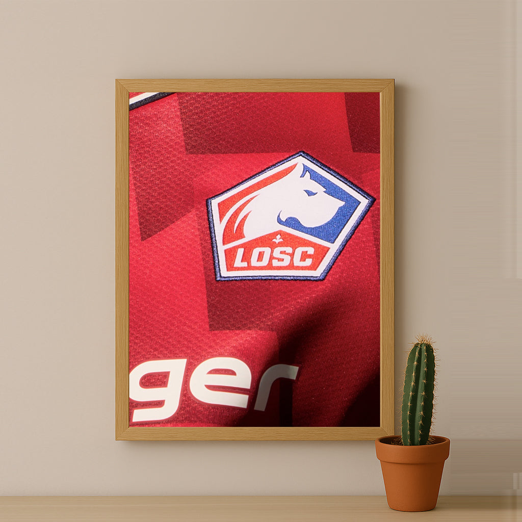 Cadre photo - Maillot Lille OSC 2026