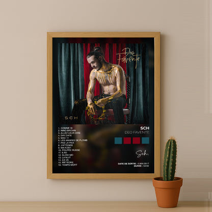 Poster SCH - Album Deo Favente