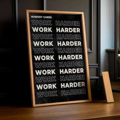 Cadre Photo Motivation - Work Harder