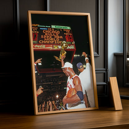 Cadre photo NBA - Chicago Bulls World Champion