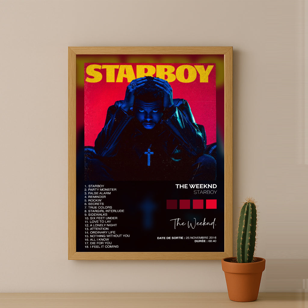 Poster The Weeknd - Album Starboy