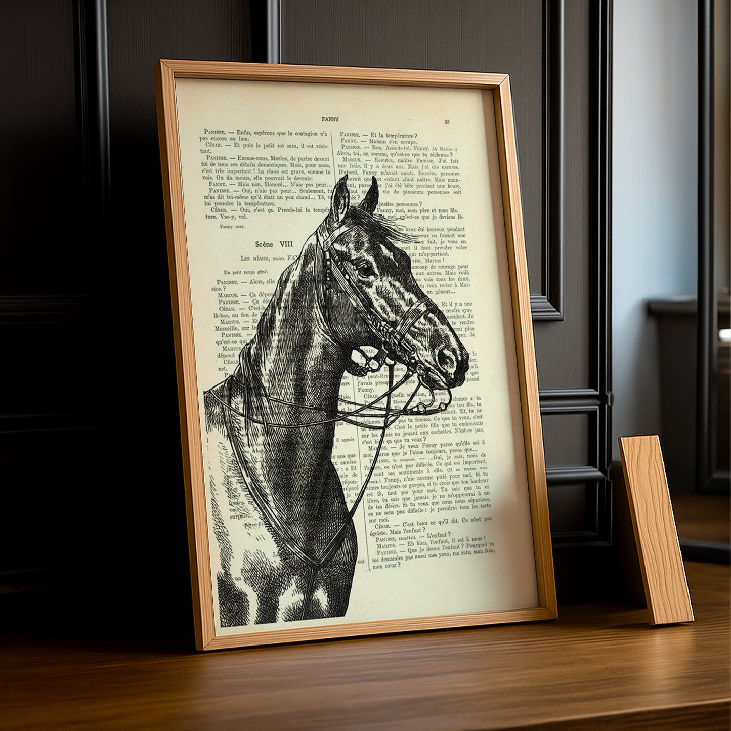 Cadre photo Équitation - Cheval History