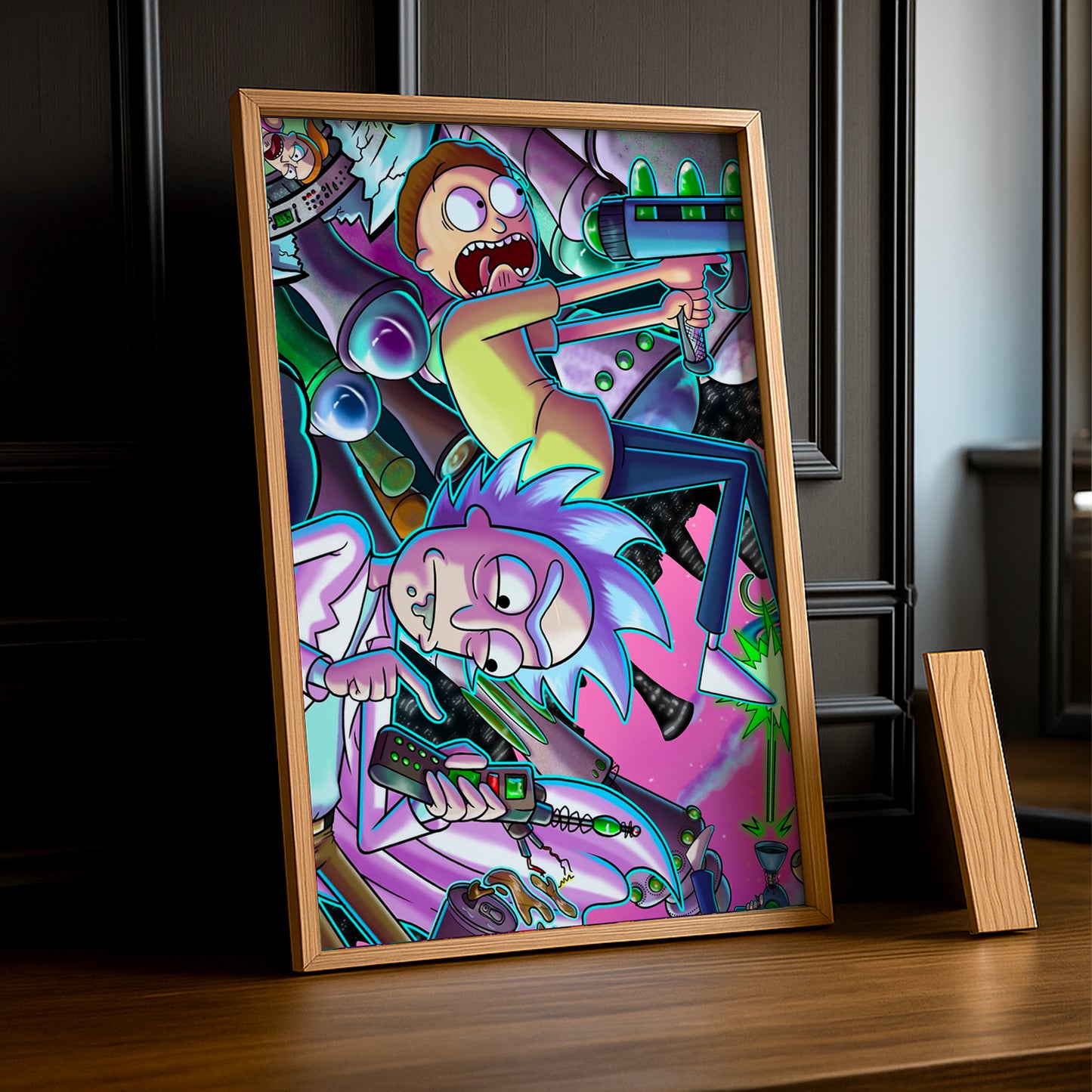 Cadre photo de Rick et Morty