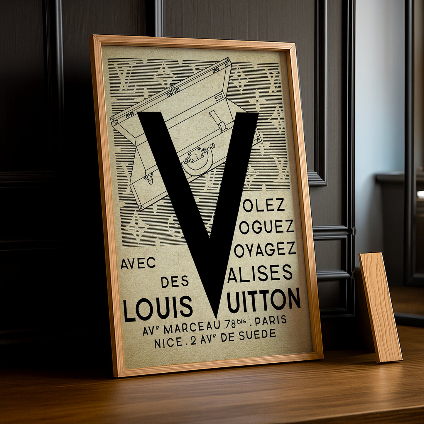 Cadre photo Louis Vuitton Volez, voyagez, voguez