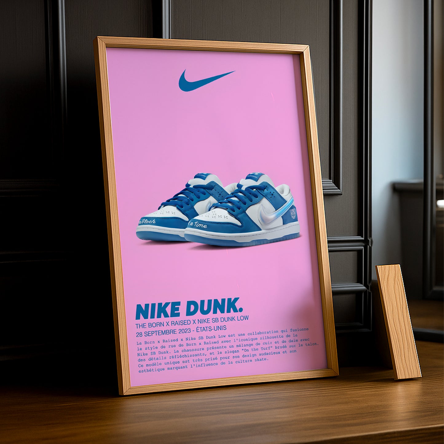 Der Born x Raised x Nike SB Dunk Low Fotorahmen 