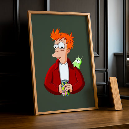 Cadre Photo Futurama - Philip Drinks