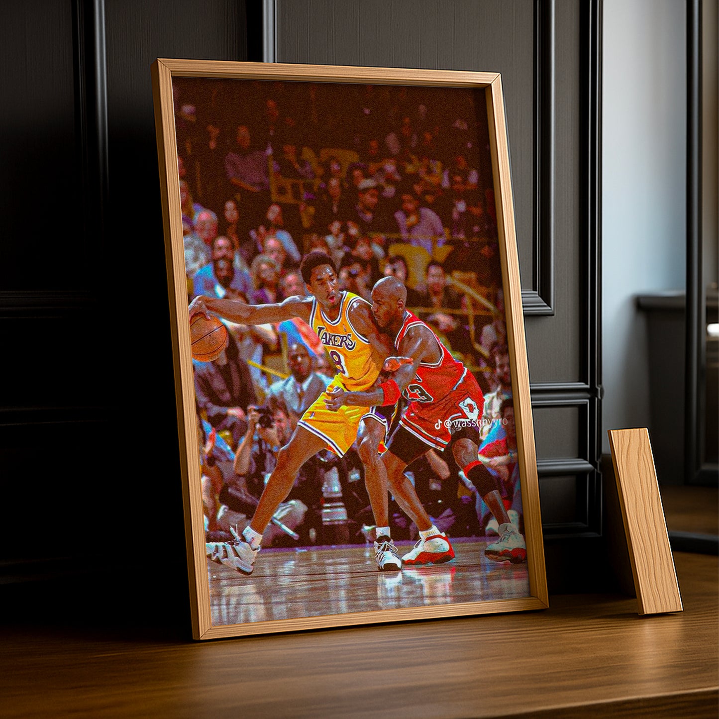 Cadre photo NBA - Bryant vs Jordan