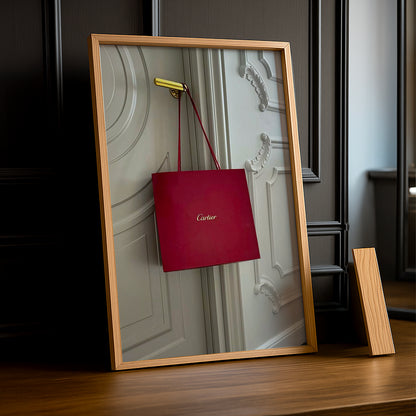 Cadre photo Cartier - Sac de Shopping