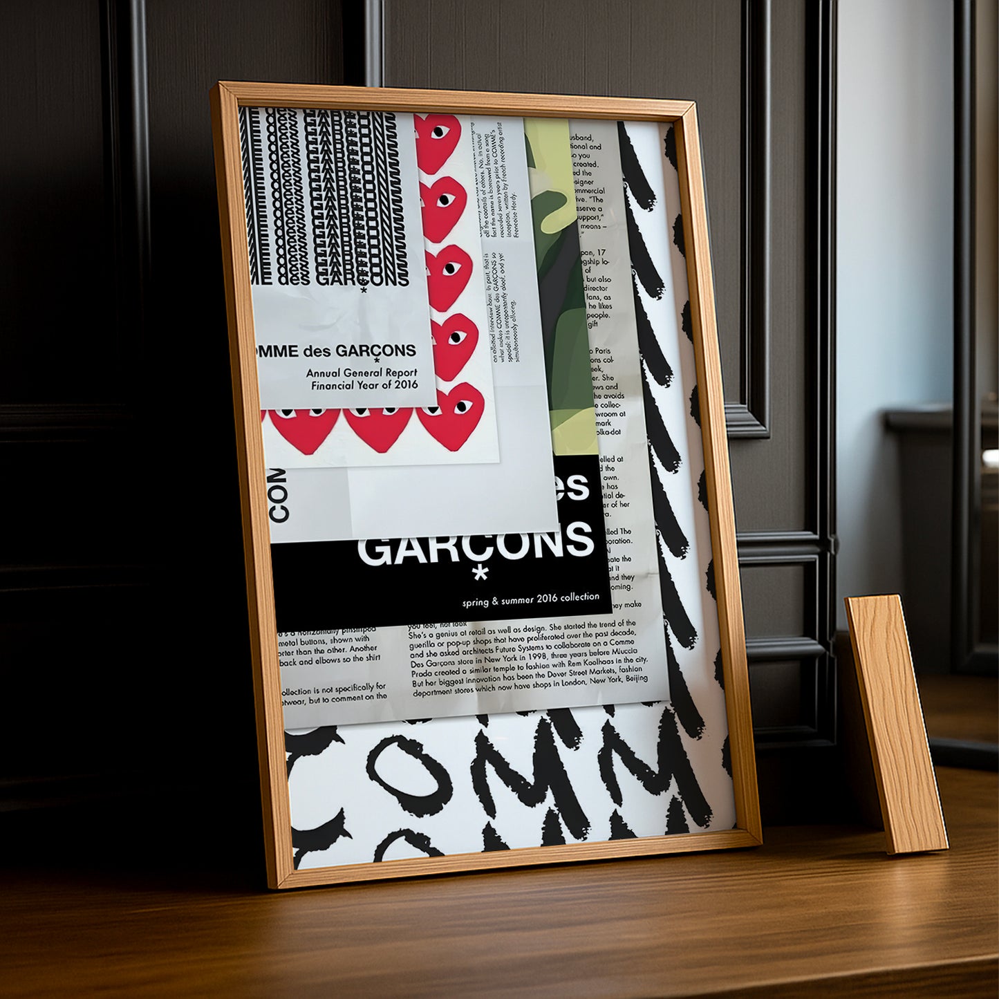 Cadre photo Comme des garçons