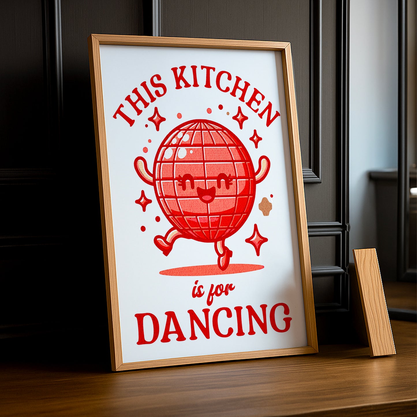 Cadre photo Citation - Kitchen Dancing