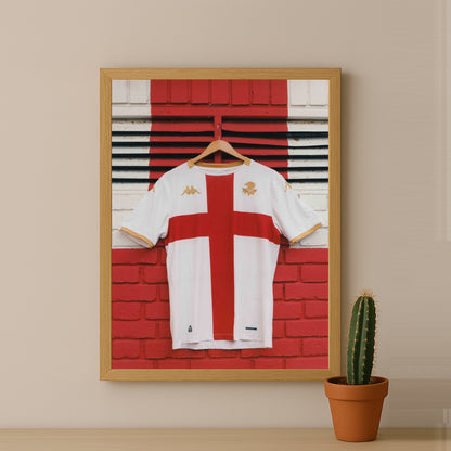 Poster Maillot Football - Genoa Kit 25-26