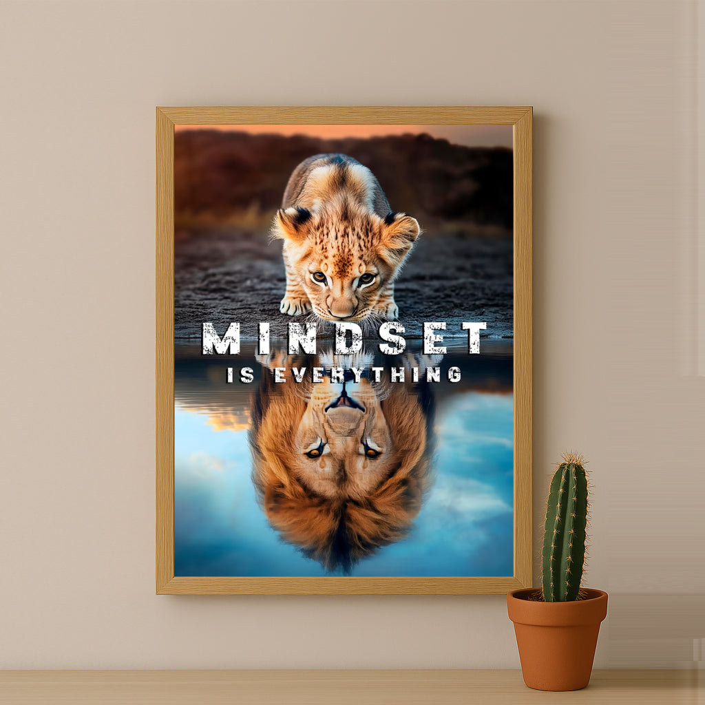 Cadre photo Motivation - Mindset is everything