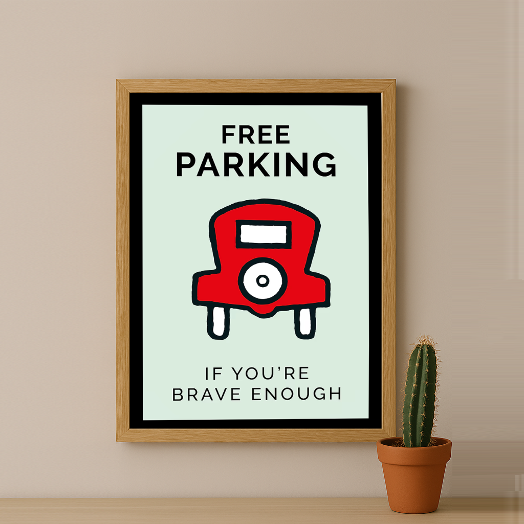 Monopoly Free Parking - Poster