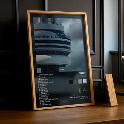 Poster Drake - Album Views