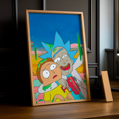 Cadre photo de Rick et Morty