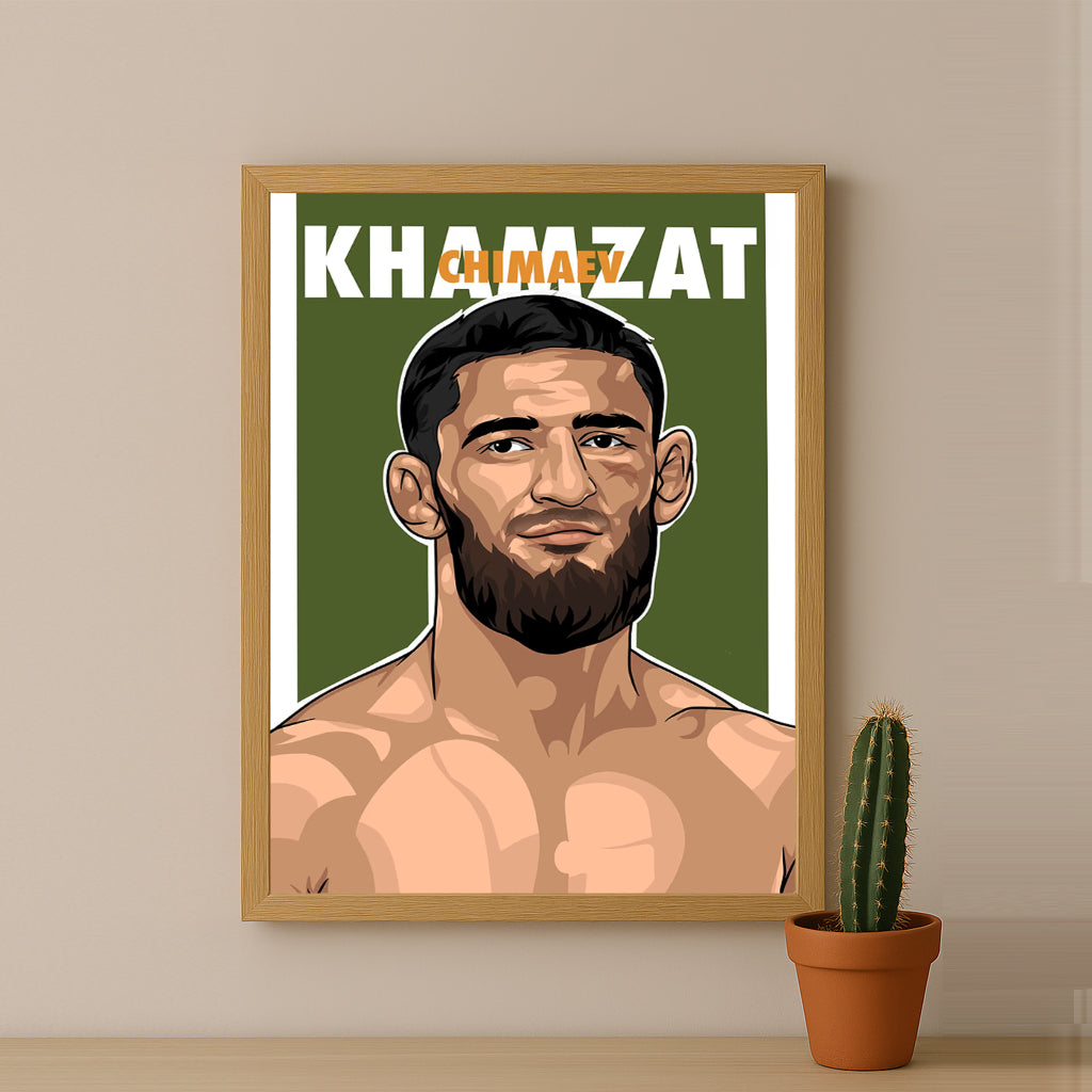 Poster UFC - Khamzat Chimaev Illustration