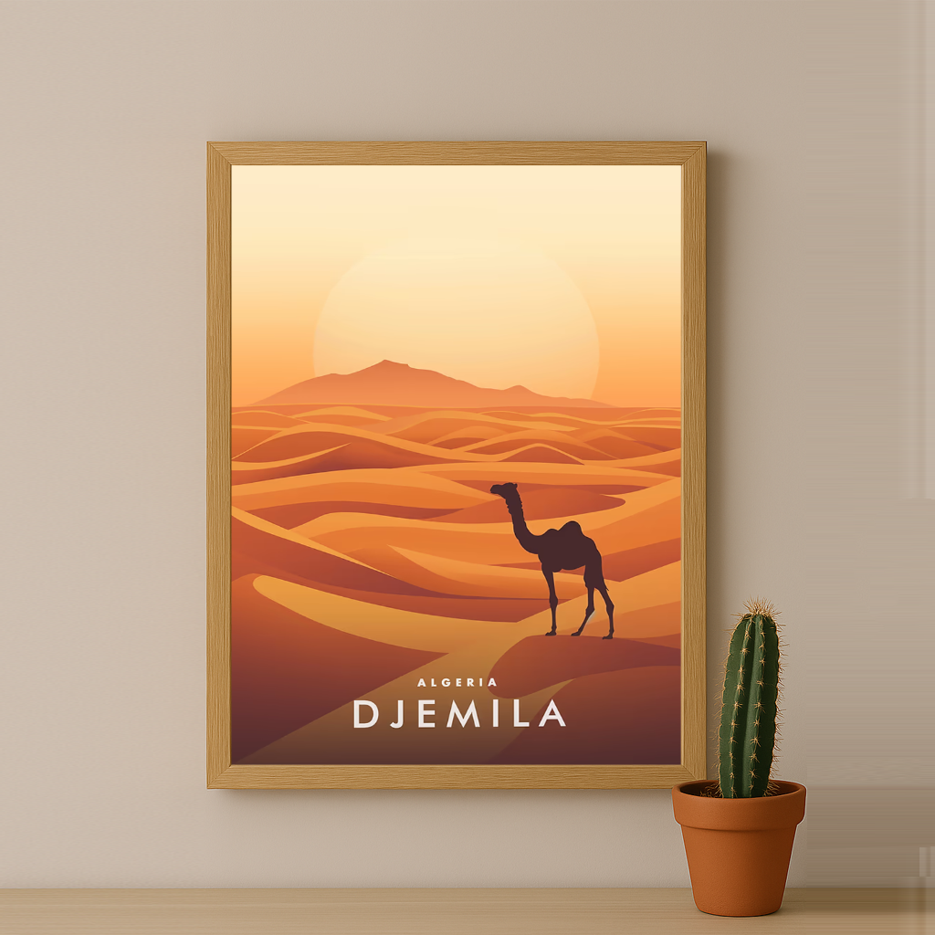 Cadre Photo Djemila – Trésor Antique de l’Algérie