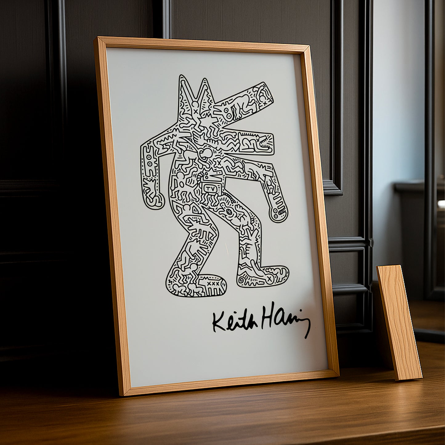 Cadre photo Keith Haring