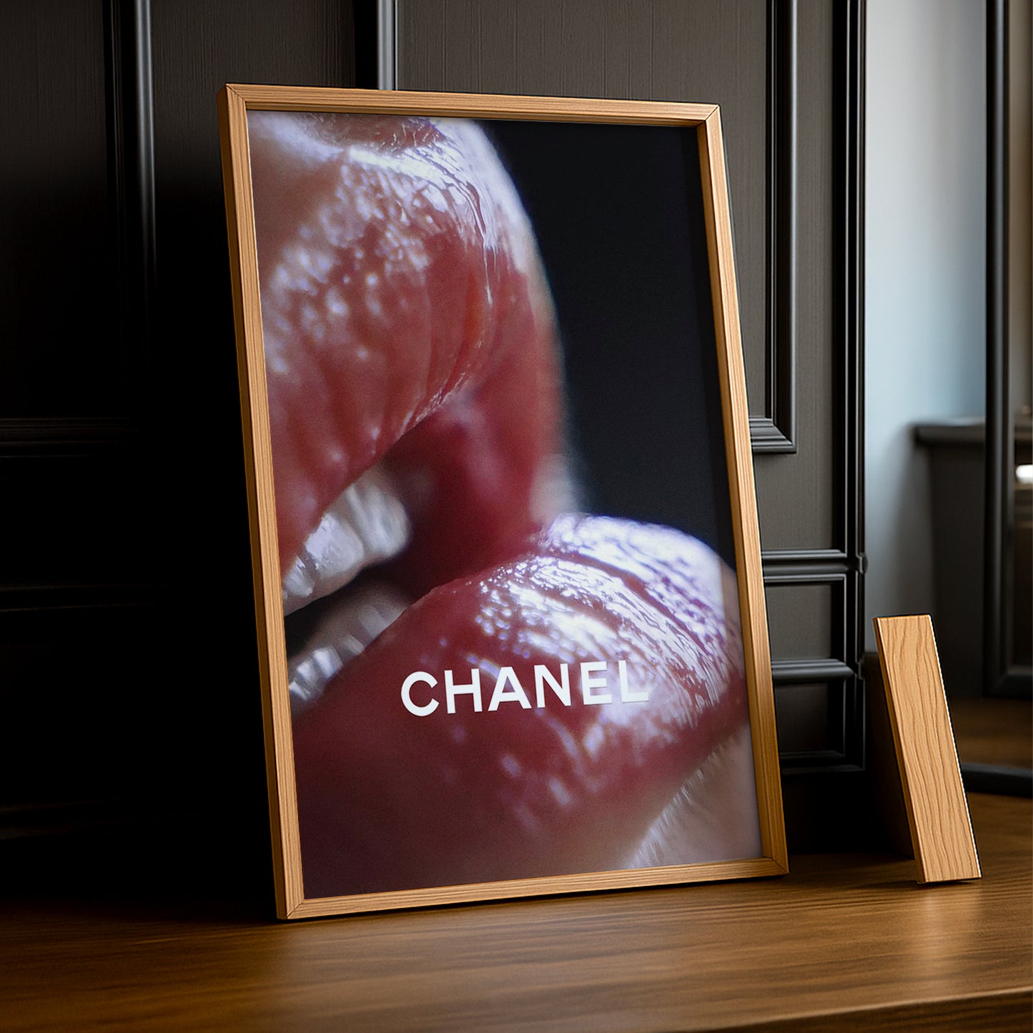 Poster Photo Chanel - Red Lips