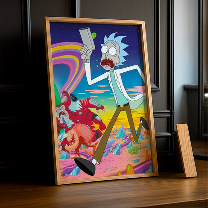 Rick und Morty-Fotorahmen 