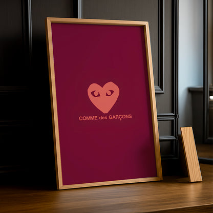 Cadre photo Comme des garçons