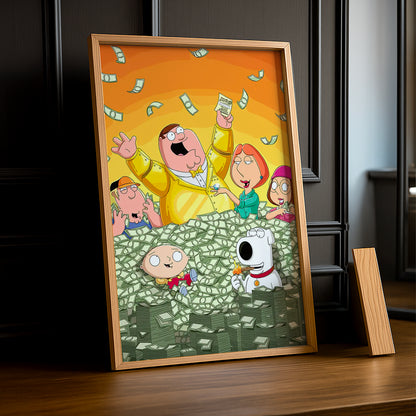 Cadre Photo Family Guy - Dollars