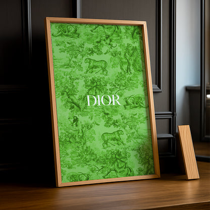 Cadre photo Dior Green Dessin
