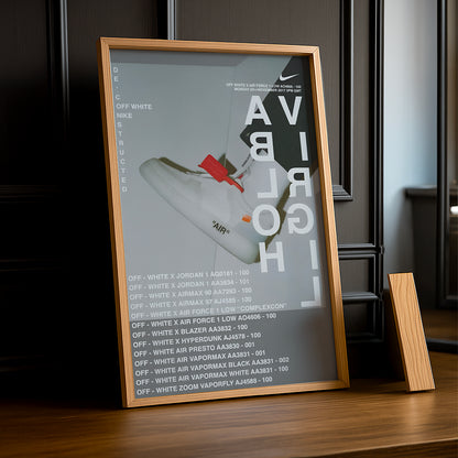 Cadre photo Off-White x Nike