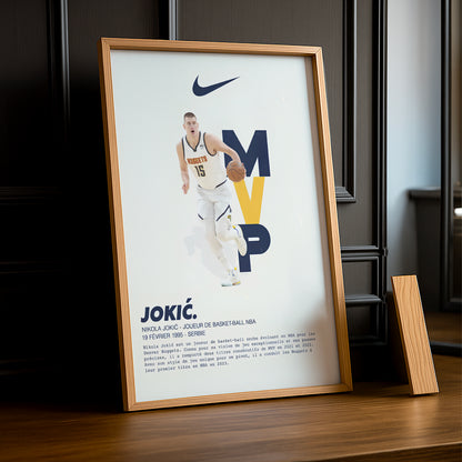 Cadre photo Nikola Jokic NBA