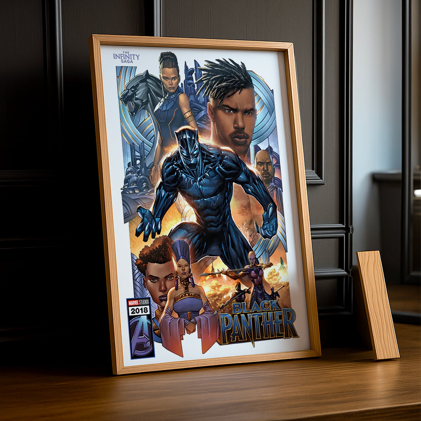 Cadre photo Black Panther Marvel
