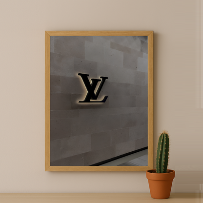 Cadre photo Louis Vuitton Wall logo
