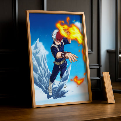 Cadre Photo My Hero Academia - Todoroki Saison 4