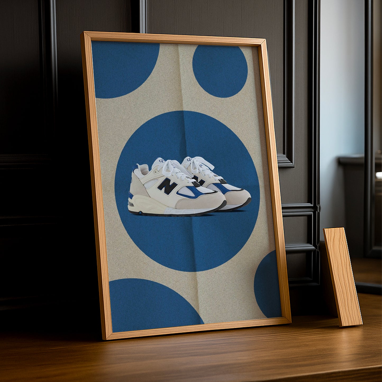 Cadre Photo New Balance - Beige & Bleu