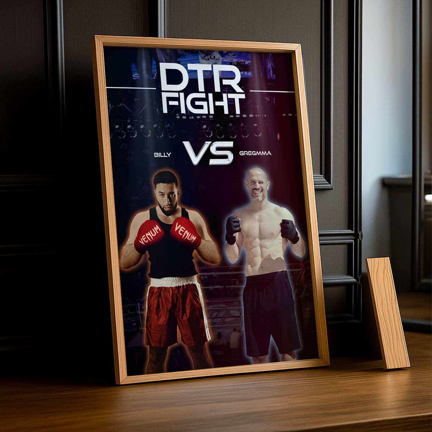 Cadre photo DTR Fight Rebeudeter vs GregMMA