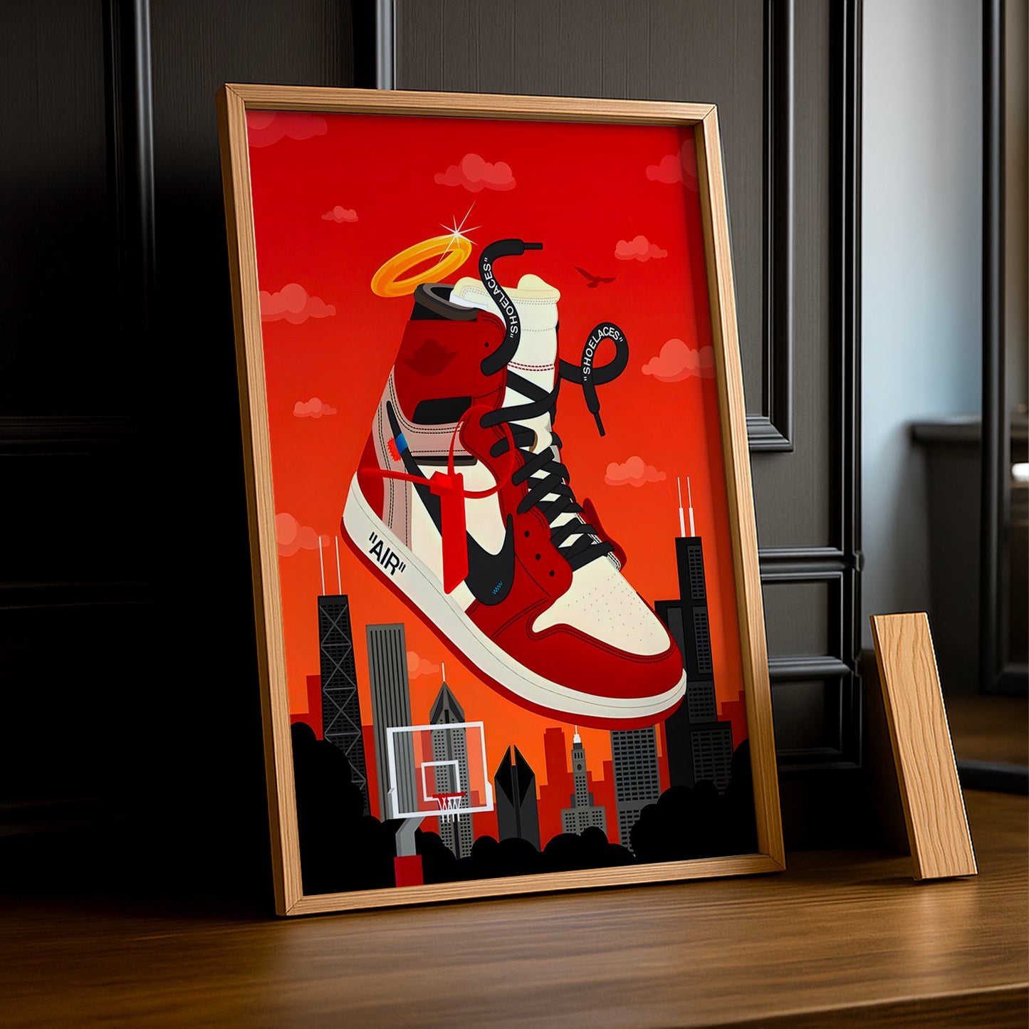 Cadre photo Air Jordan 1 Chicago x Off-White