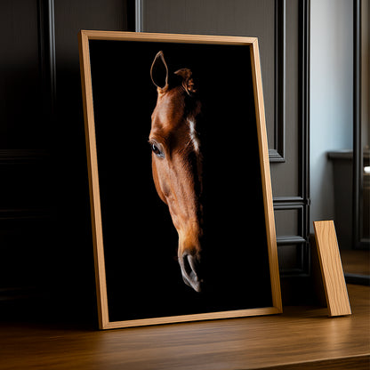 Cadre photo Équitation - Tête de Cheval