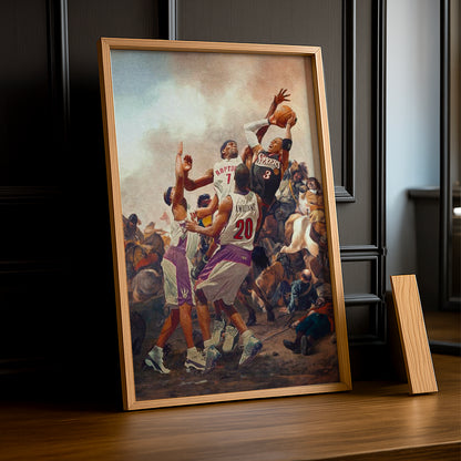 Cadre photo NBA - Art