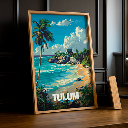 Cadre photo Tulum Mexico