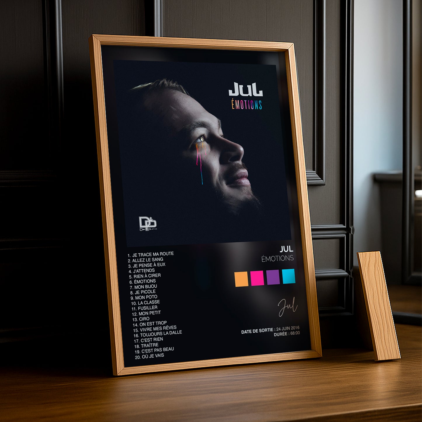 Poster Jul - Album Émotions