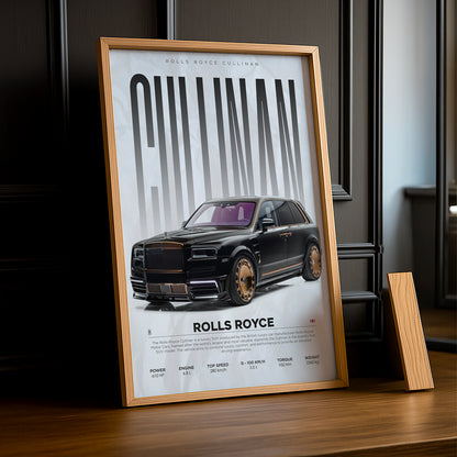 Cadre photo Rolls Royce Cullinan