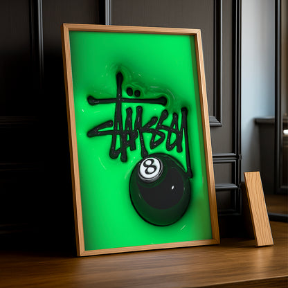 Cadre photo Stüssy - 3D Vert