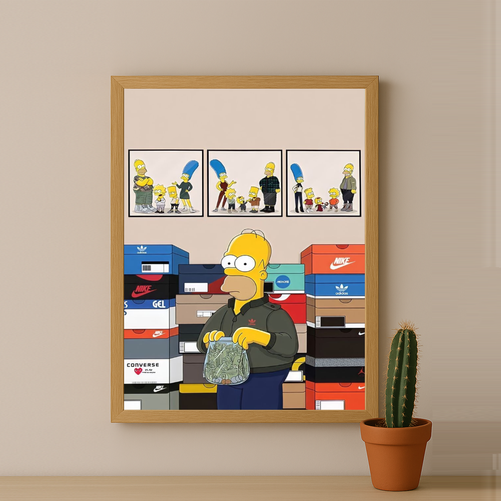 Poster Nike Homer Simpson