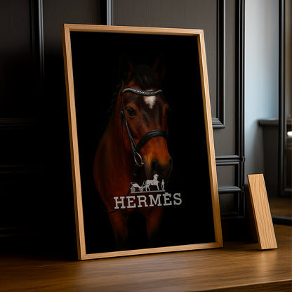 Cadre photo Hermès - Aesthetic Horse