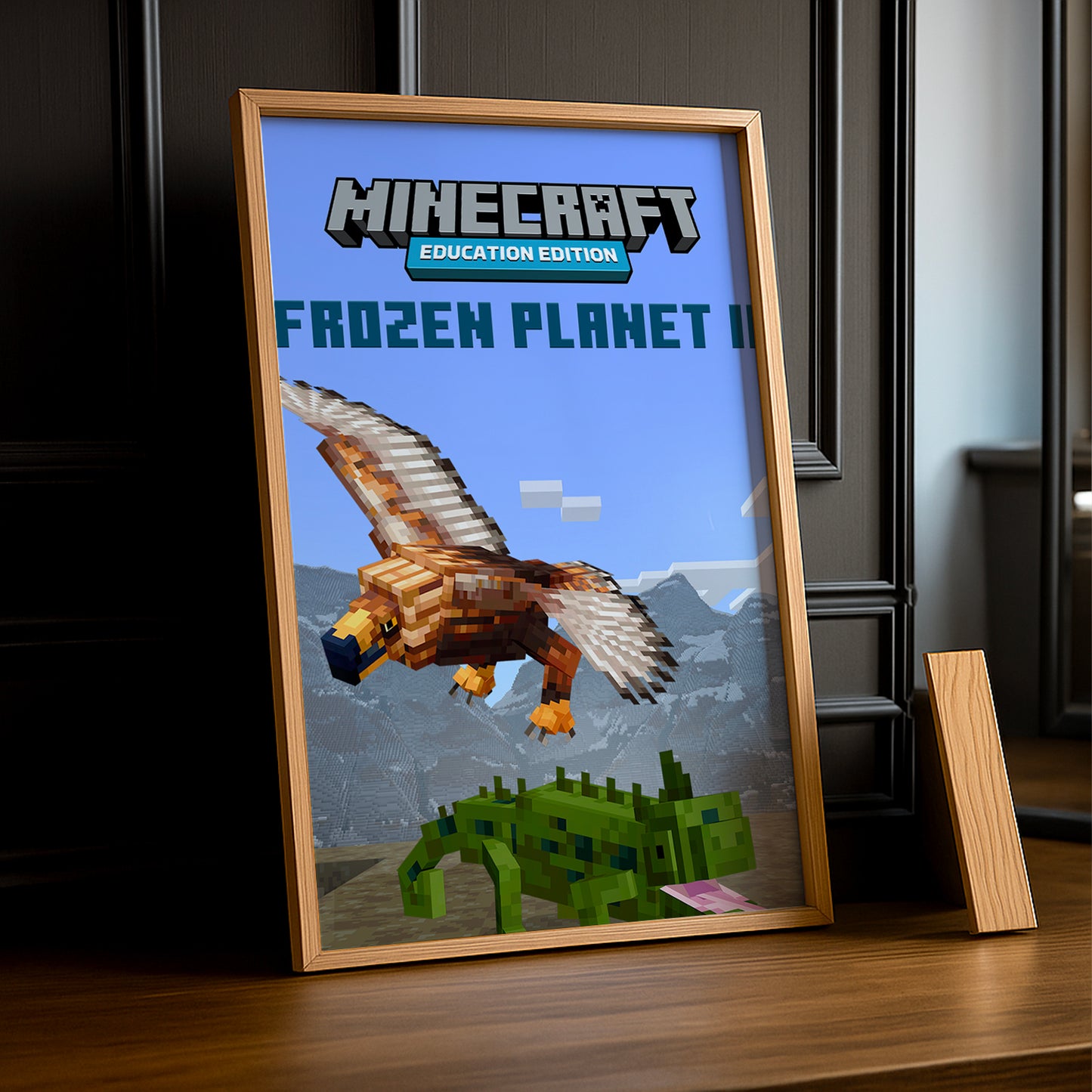 Cadre photo Minecraft - Frozen Planet