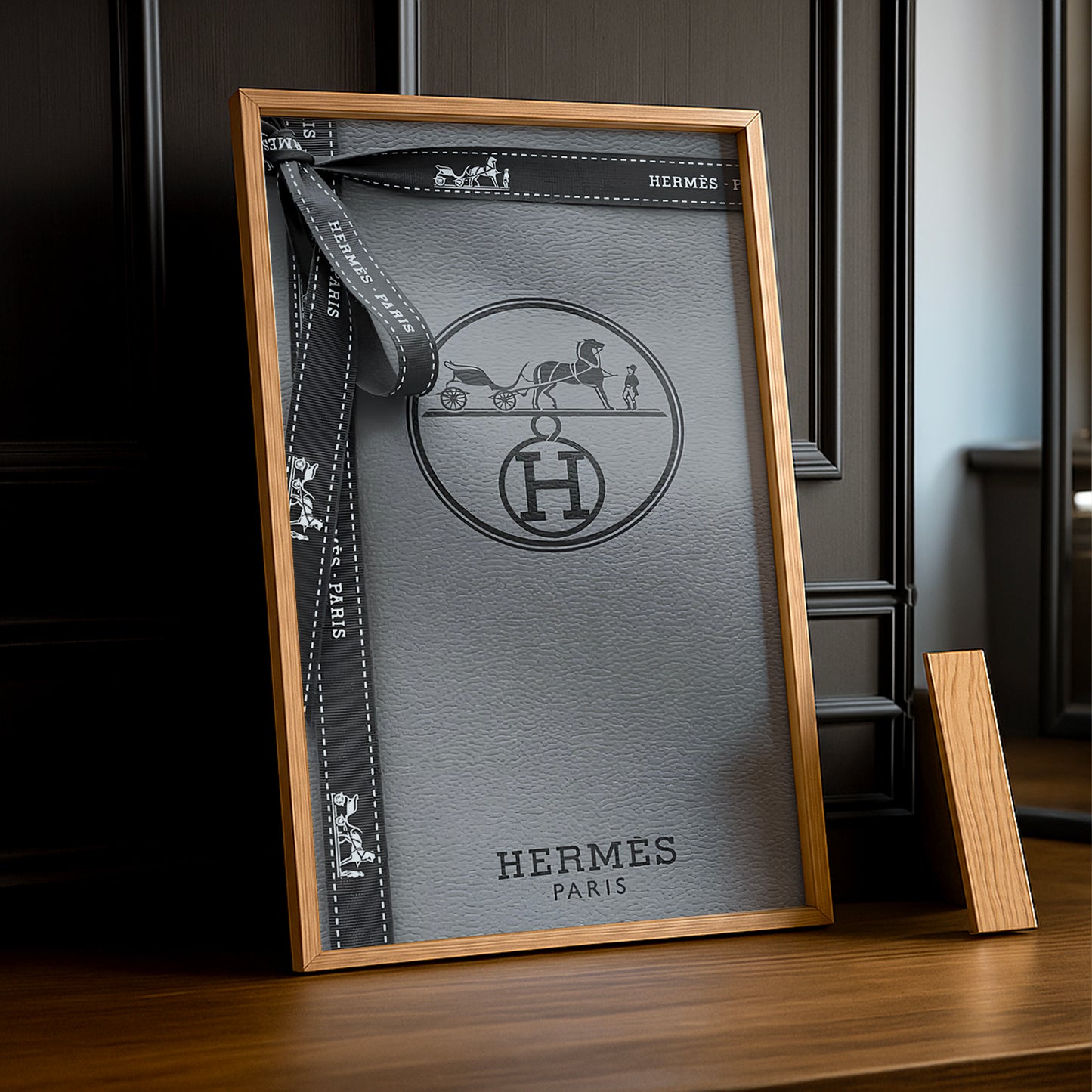 Cadre photo Hermès - Boite grise