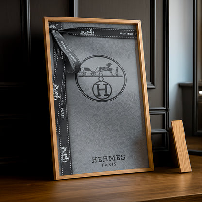 Cadre photo Hermès - Boite grise