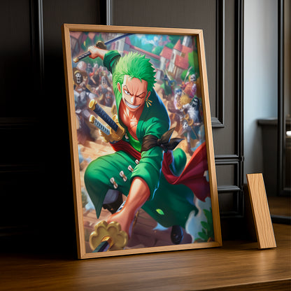 Cadre photo Zoro One Piece
